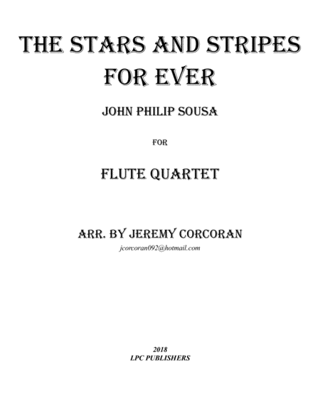 Free Sheet Music The Stars And Stripes Forever For Flute Quartet