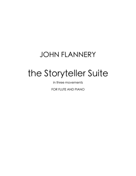 Free Sheet Music The Storyteller Suite