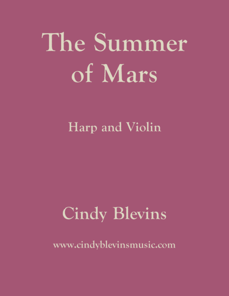 Free Sheet Music The Summer Of Mars For Harp And Violin