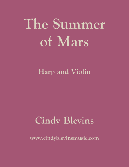 The Summer Of Mars For Harp And Violin Sheet Music