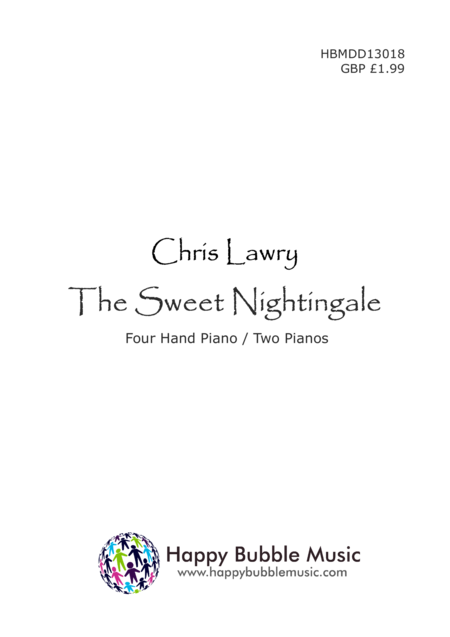 The Sweet Nightingale For 4 Hands Piano 2 Pianos Sheet Music