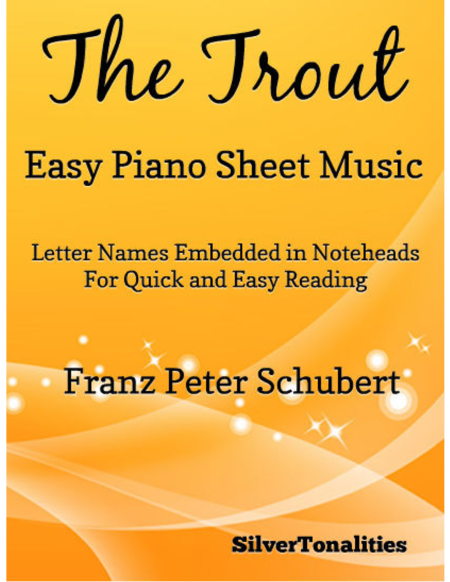 Free Sheet Music The Trout Easy Piano Sheet Music
