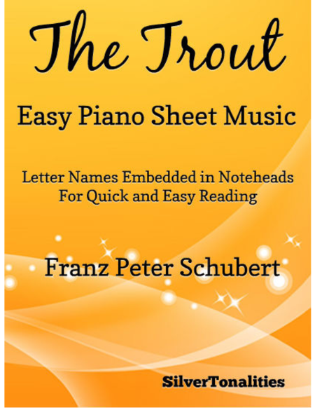 The Trout Easy Piano Sheet Music Sheet Music