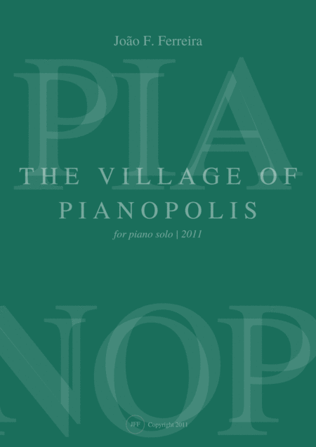 Free Sheet Music The Village Of Pianopolis