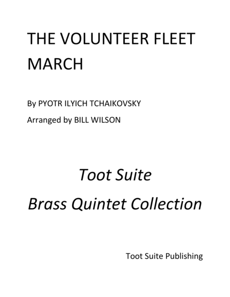 Free Sheet Music The Volunteer Fleet March