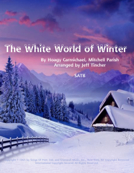 The White World Of Winter Sheet Music