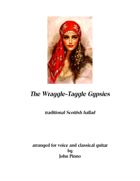 The Wraggle Taggle Gypsies For Voice And Classical Guitar Sheet Music