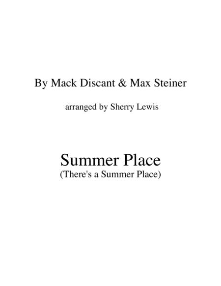 Theme From A Summer Place String Duo For Violin And Cello Sheet Music