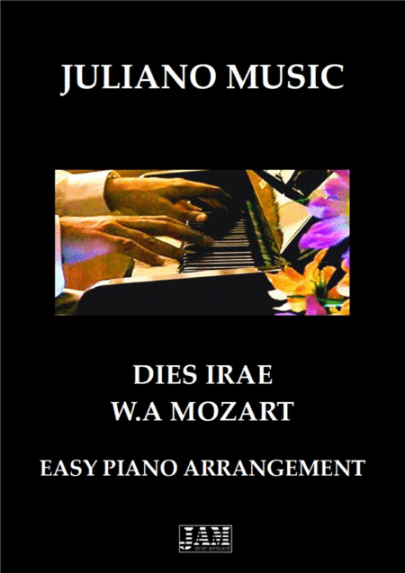 Theme From Dies Irae Easy Piano C Version W A Mozart Sheet Music