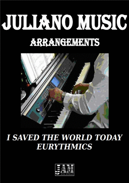 Free Sheet Music Theme From I Saved The World Today Eurythmics Easy Piano Arrangement