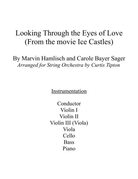 Theme From Ice Castles For String Orchestra Sheet Music