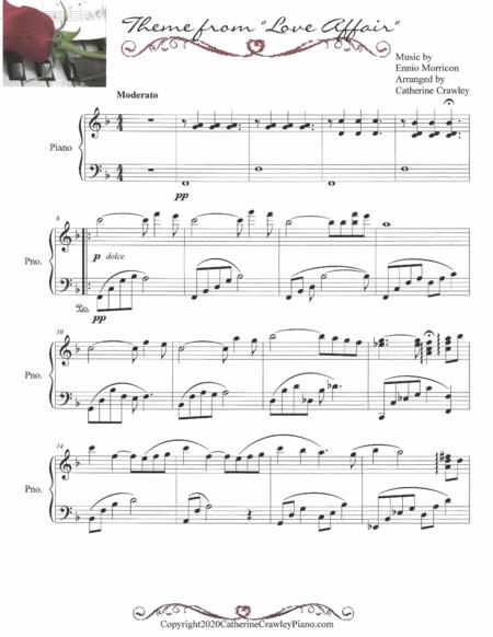 Theme From Love Affair Sheet Music