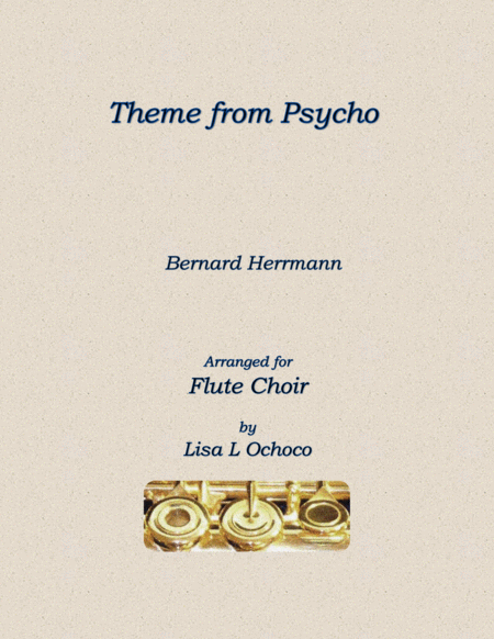 Free Sheet Music Theme From Psycho For Flute Choir