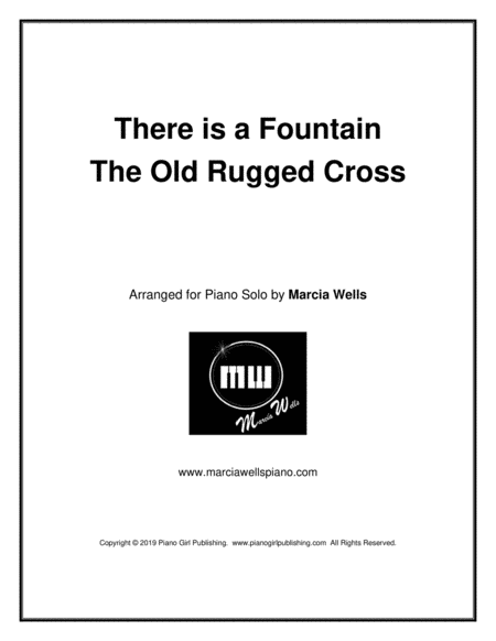 Free Sheet Music There Is A Fountain The Old Rugged Cross