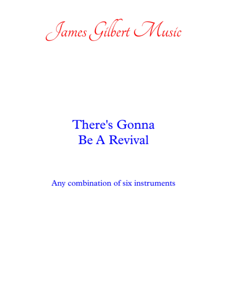 Theres Gonna Be A Revival Sheet Music