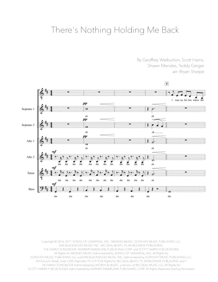 Theres Nothing Holdin Me Back Sheet Music