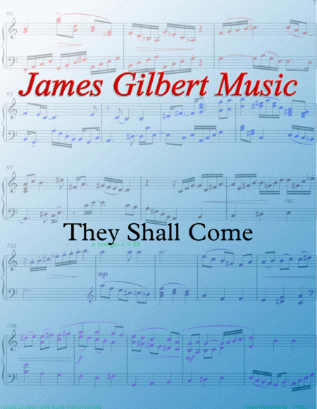 Free Sheet Music They Shall Come