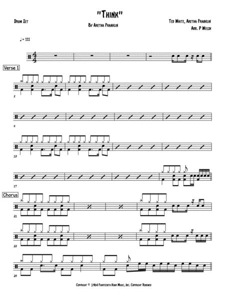 Think 4 Piece Rhythm Section Sheet Music