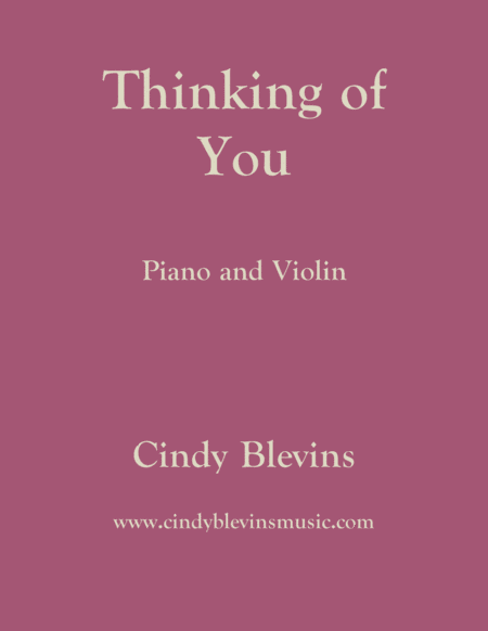 Thinking Of You For Piano And Violin Sheet Music