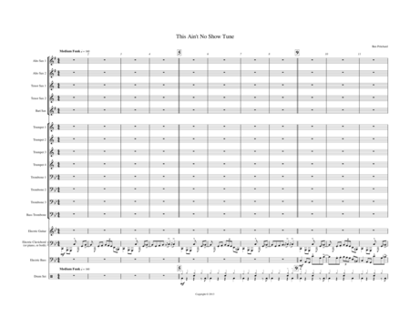 This Aint No Show Tune Sheet Music