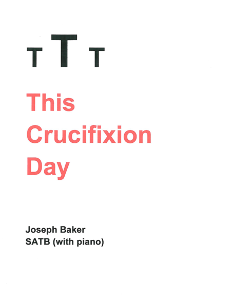 This Crucifixion Day Sheet Music