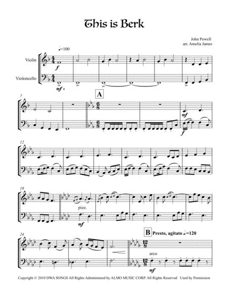 Free Sheet Music This Is Berk