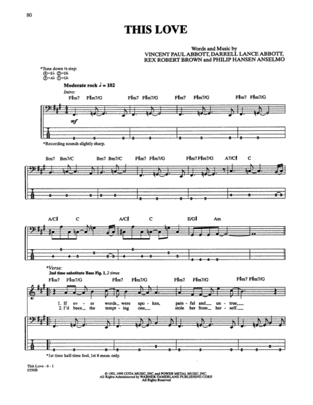 This Love Sheet Music