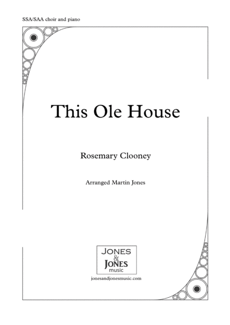 This Ole House Ssa Saa Choir And Piano Sheet Music