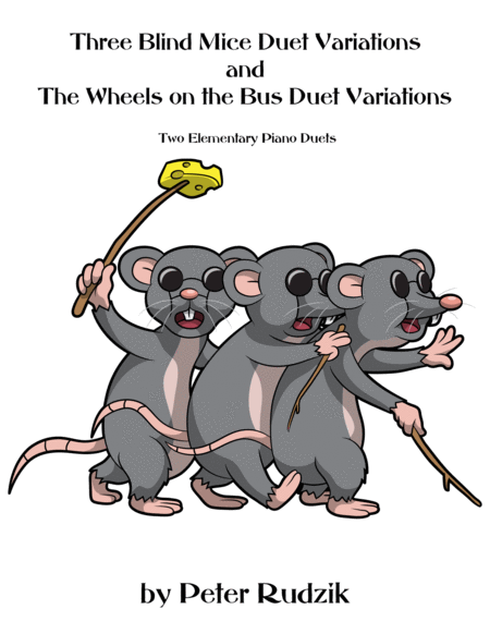 Three Blind Mice Duet Variations Sheet Music