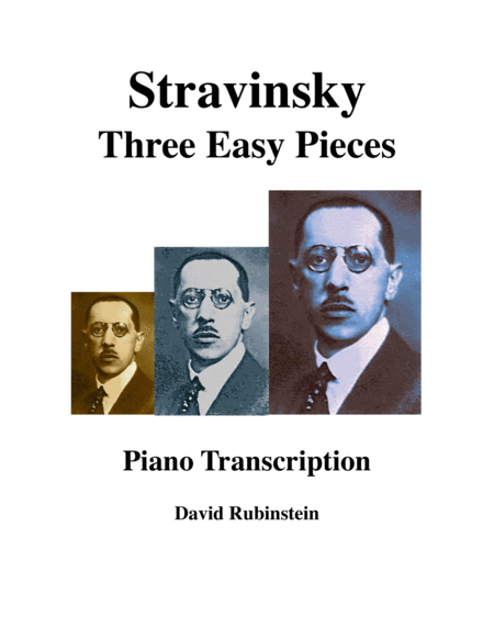 Free Sheet Music Three Easy Pieces Piano Transcription