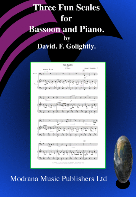 Three Fun Scales For Bassoon And Piano Sheet Music