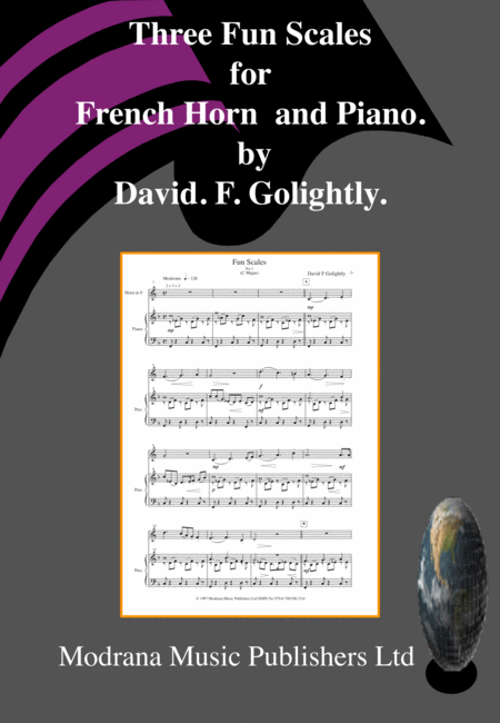 Three Fun Scales For French Horn And Piano Sheet Music