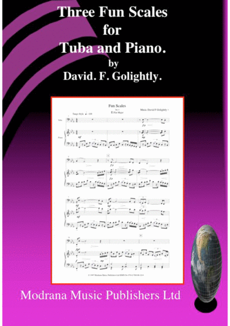 Free Sheet Music Three Fun Scales For Tuba And Piano