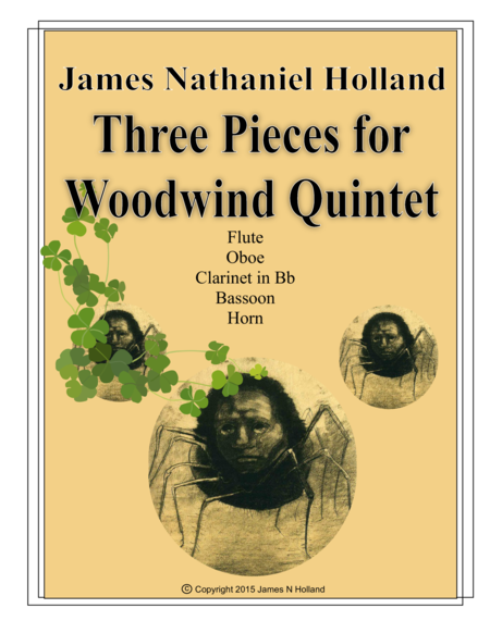 Free Sheet Music Three Pieces For Woodwind Quintet