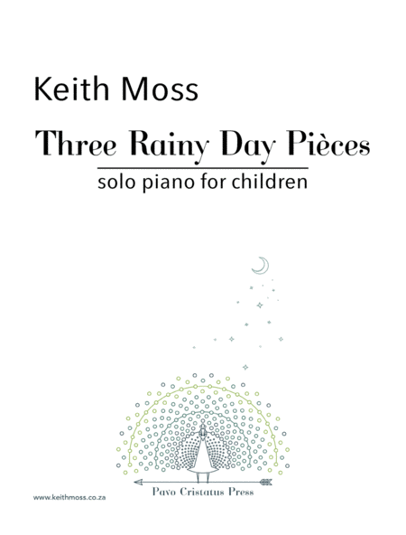 Three Rainy Day Pices Piano Solo For Children Sheet Music