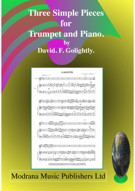 Free Sheet Music Three Simple Pieces For Trumpet And Piano