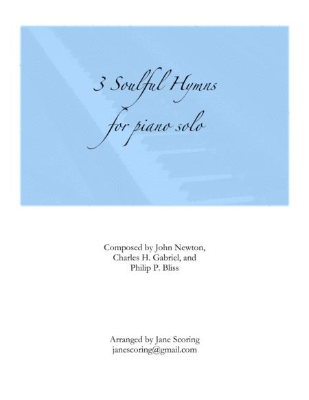 Three Soulful Hymns For Piano Solo Sheet Music