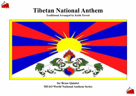 Free Sheet Music Tibetan National Anthem For Brass Quintet