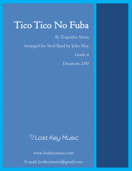 Free Sheet Music Tico Tico No Fuba Steel Drum Band