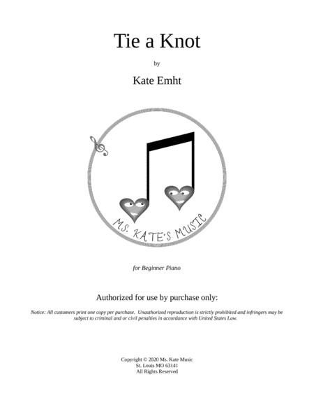 Tie A Knot Early Beginner Piano Sheet Music