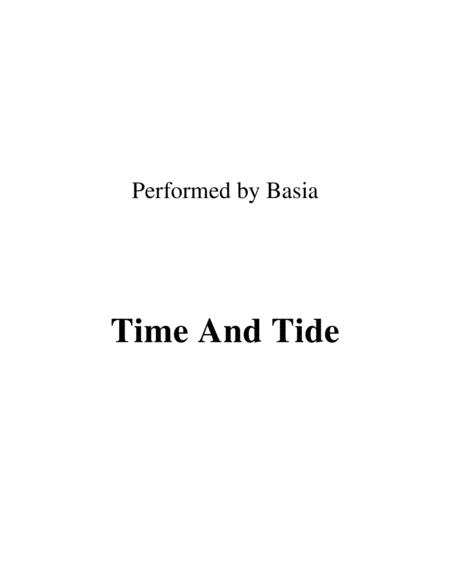 Free Sheet Music Time And Tide Performed By Basia