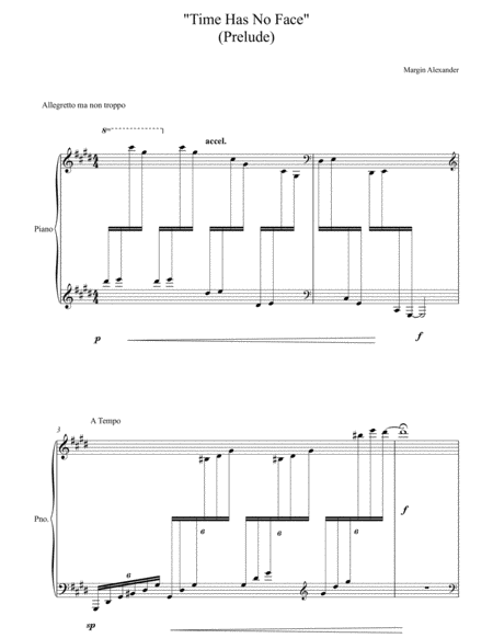 Time Has No Face Sheet Music