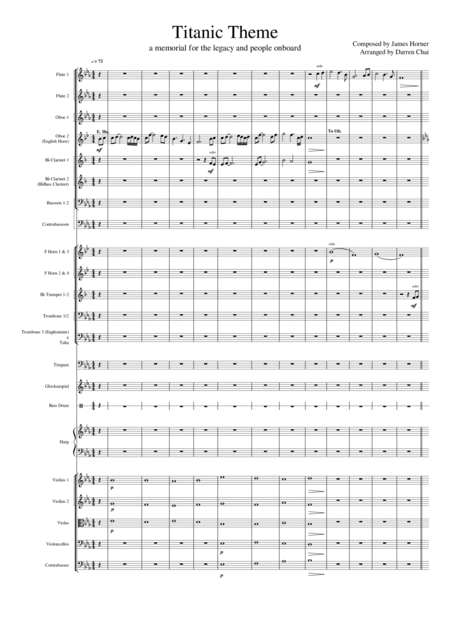 Titanic Theme Sheet Music