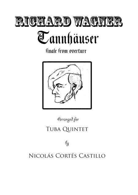 Tnnhauser Richard Wagner Tuba Quintet Sheet Music