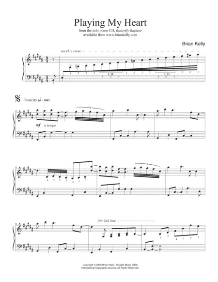 To A Wild Rose Sax Quintet Sheet Music