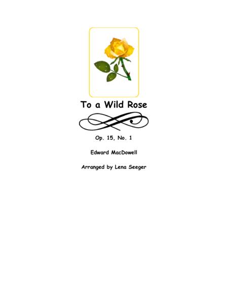 To A Wild Rose Violin Duet Sheet Music