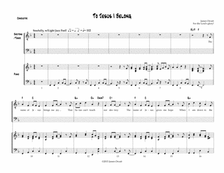 To Jesus I Belong Sheet Music