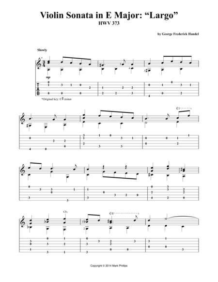 Free Sheet Music To One In Paradise