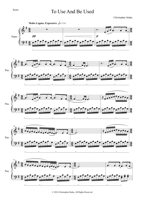 Free Sheet Music To Use And Be Used