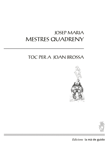 Toc Per A Joan Brossa Sheet Music